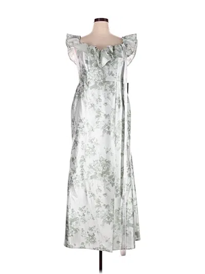 Alfred Sung Cocktail Dress In Silver