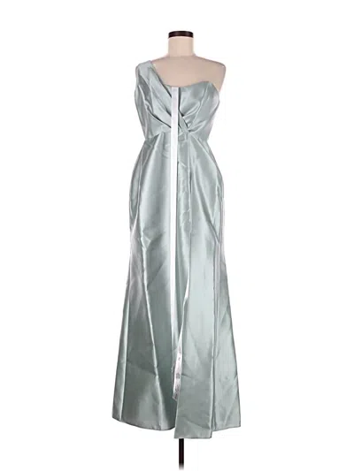 Alfred Sung Cocktail Dress In Silver