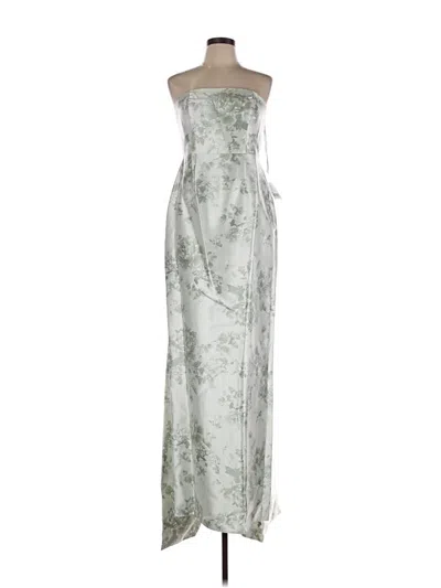 Alfred Sung Cocktail Dress In Silver