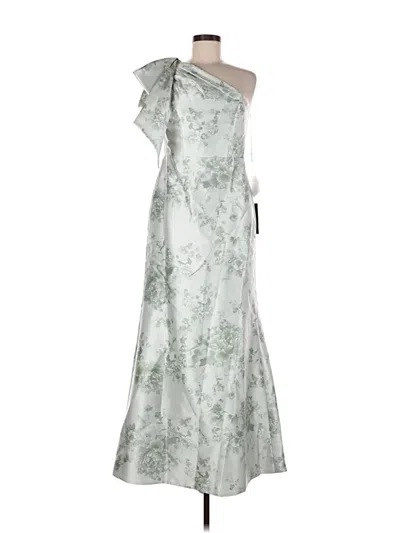 Alfred Sung Cocktail Dress In Silver