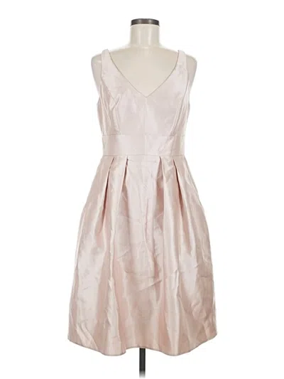 Pre-owned Alfred Sung Cocktail Dress In Tan
