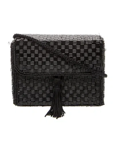 Pre-owned Alfred Sung Crossbody Bag In Black