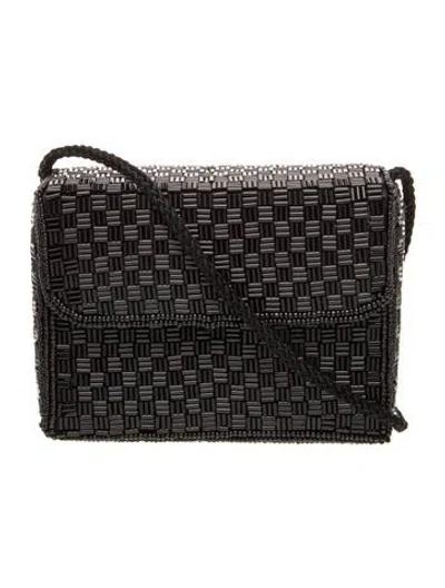 Pre-owned Alfred Sung Crossbody Bag In Black