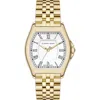 Alfred Sung Swiss Elegance Tonneau Bracelet Watch, 29mm X 35mm In Gold