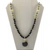 Ali & Bird Jewelry Onyx Dalmation Stone Necklace In Multi In Multi