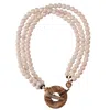 Ali & Bird Jewelry White And Wood Necklace In Multi In Multi