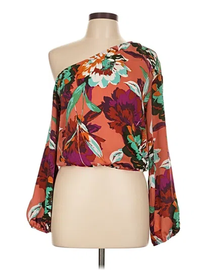 Pre-owned Ali & Jay 3/4 Sleeve Blouse In Orange