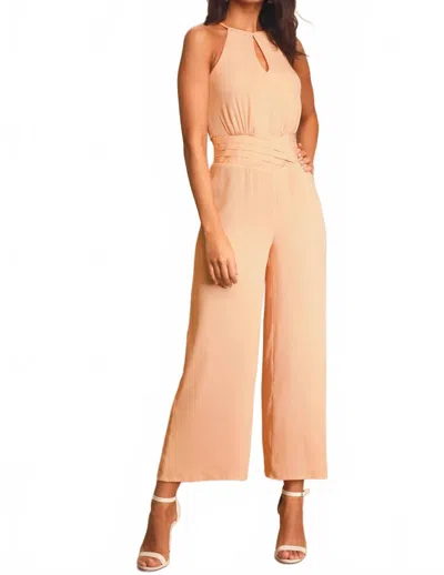 Ali & Jay Beachcomber Jumpsuit In Peach In Beige