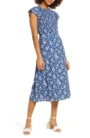 Ali & Jay Casa Del Mar Smocked Floral Midi Dress