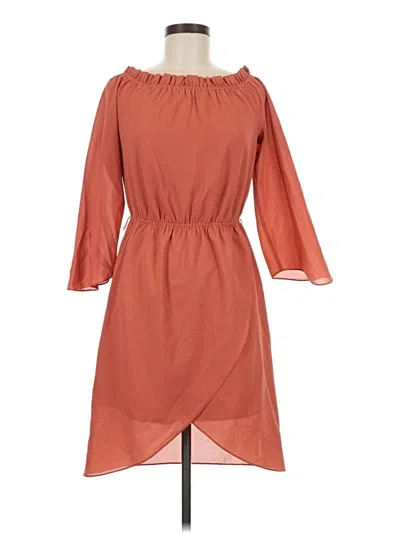 Pre-owned Ali & Jay Casual Dress In Orange