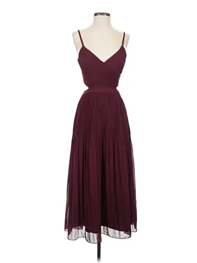Pre-owned Ali & Jay Cocktail Dress In Burgundy