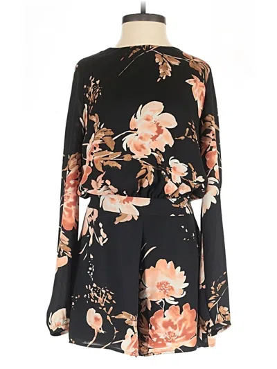 Pre-owned Ali & Jay Romper In Black