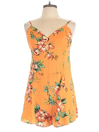 Pre-owned Ali & Jay Romper In Orange