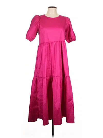Pre-owned Ali Golden Casual Dress In Pink