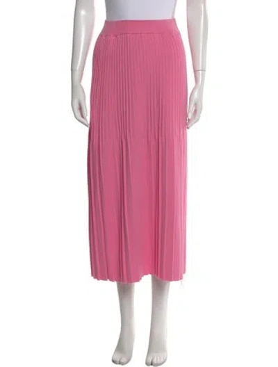 Pre-owned Ali Golden Midi Length Skirt In Pink