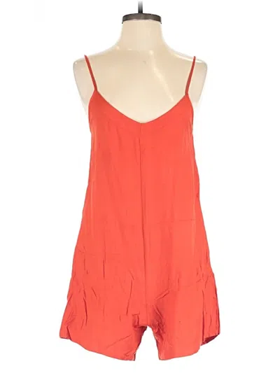 Pre-owned Ali Golden Romper In Orange