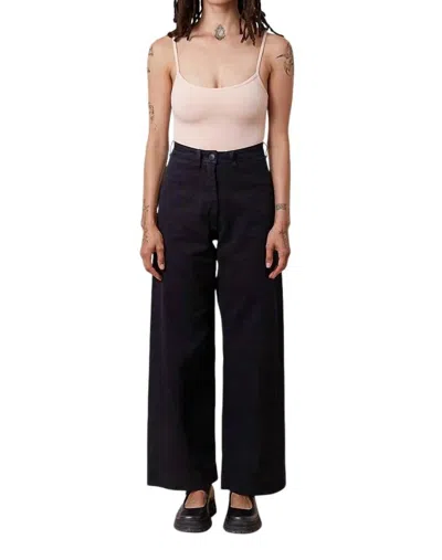Ali Golden Sailor Pant In Faded Black