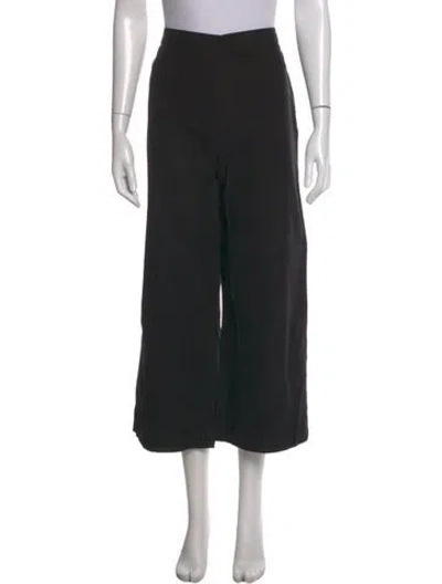 Pre-owned Ali Golden Wide Leg Pants In Black