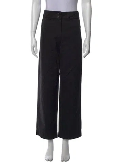 Pre-owned Ali Golden Wide Leg Pants In Black