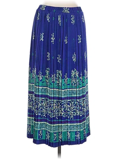 Pre-owned Ali Miles Casual Skirt In Blue