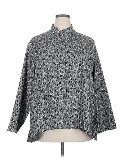 Pre-owned Ali Miles Coat In Gray