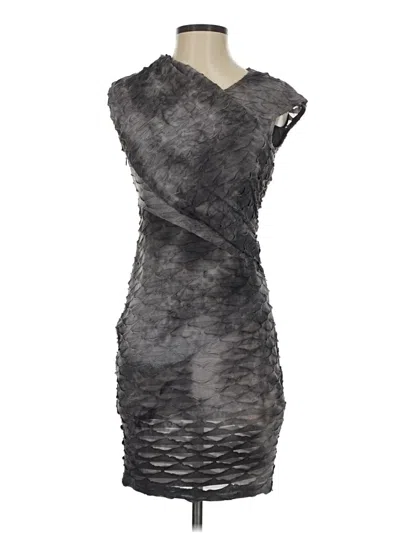 Pre-owned Ali Ro Cocktail Dress In Gray
