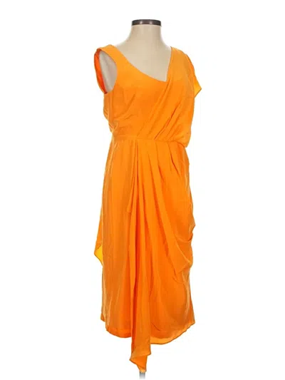 Pre-owned Ali Ro Cocktail Dress In Orange
