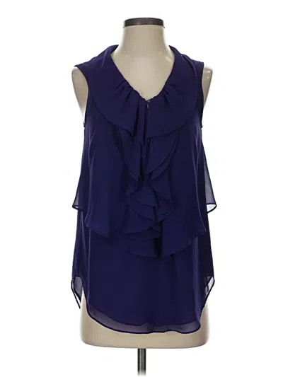 Pre-owned Ali Ro Sleeveless Blouse In Blue