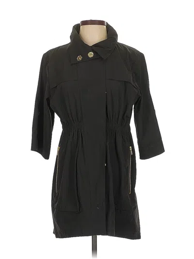 Pre-owned Ali Ro Trenchcoat In Black
