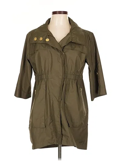 Pre-owned Ali Ro Trenchcoat In Green