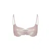 Alia Studio Women's Pink / Purple Nora Croptop Powder Pink In Pink/purple