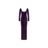 Alia Studio Women's Pink / Purple Violet Dress In Pink/purple