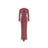 Alia Studio Women's Rose Gold Claret Dress In Rose Gold