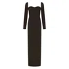 Alia Studio Women's Violet Black Dress Exclusive Collections In Black