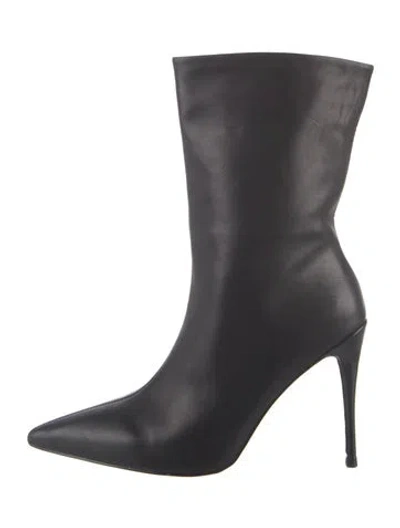 Pre-owned Alias Mae Leather Boots In Black