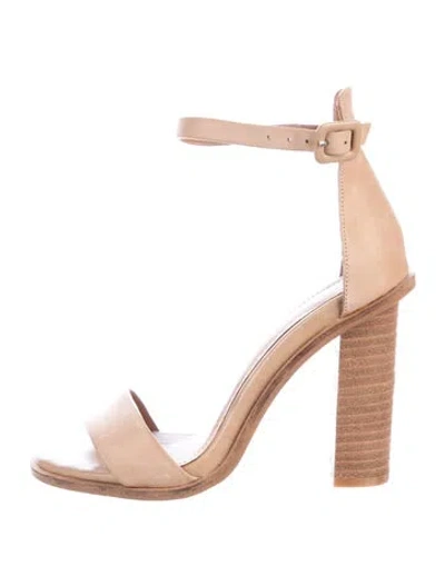 Pre-owned Alias Mae Leather Sandals In Brown