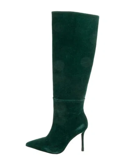 Pre-owned Alias Mae Suede Boots In Green