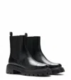 Alias Mae Women's Emerson Chelsea Combat Boot In Black Leather In Black