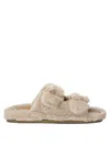 Alibi Faux-fur Flat Sandals