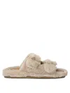 Alibi Faux-fur Flat Sandals