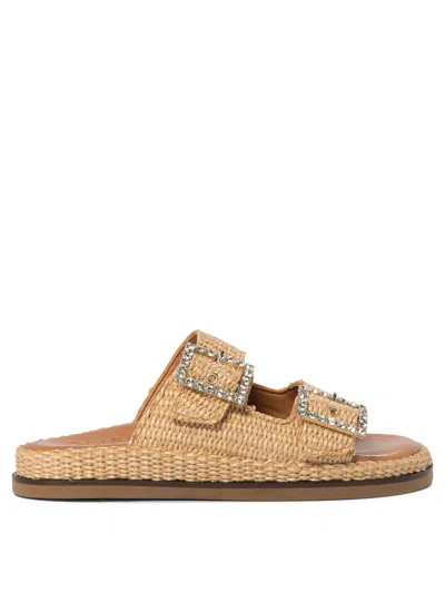 ALIBI ALIBI RAFIA SANDALS
