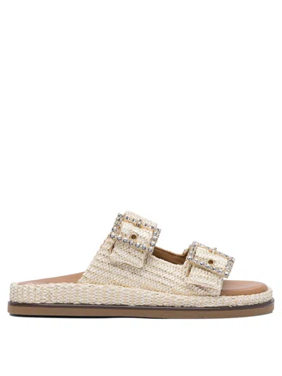 Alibi Sandals In Neutral