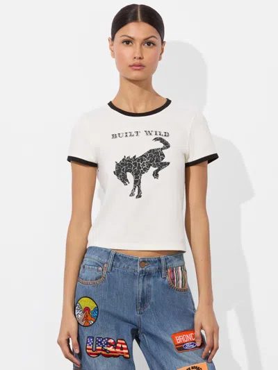 Alice And Olivia A+o X Bronco Onie Baby Tee