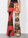 Alice And Olivia A+o X Bronco Sb Bell Jean In Red