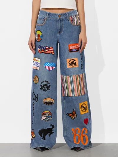 Alice And Olivia A+o X Bronco Trish Jean