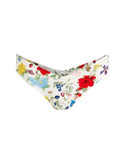 Alice And Olivia A+o X Commando Classic Printed Thong