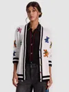 Alice And Olivia A+o X Grateful Dead Bradford Cardigan In Multi