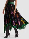 Alice And Olivia A+o X Grateful Dead Katz Maxi Skirt In Multi