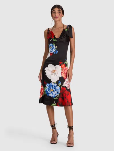 Alice And Olivia Abigail Bikini Midi Dress In Multi