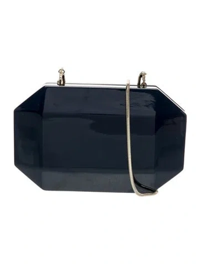 Pre-owned Alice And Olivia Acrylic Evening Bag In Blue